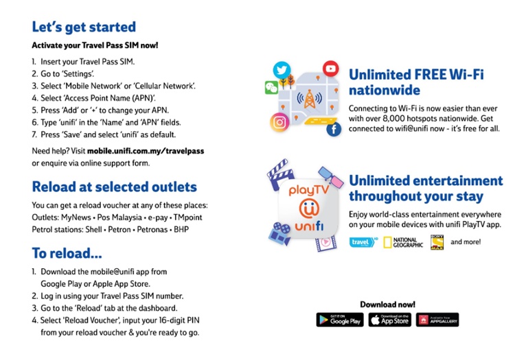 Unifi Mobile Travel Pass Announced Tourists Can Get Unlimited Data From Just Rm30 Technave