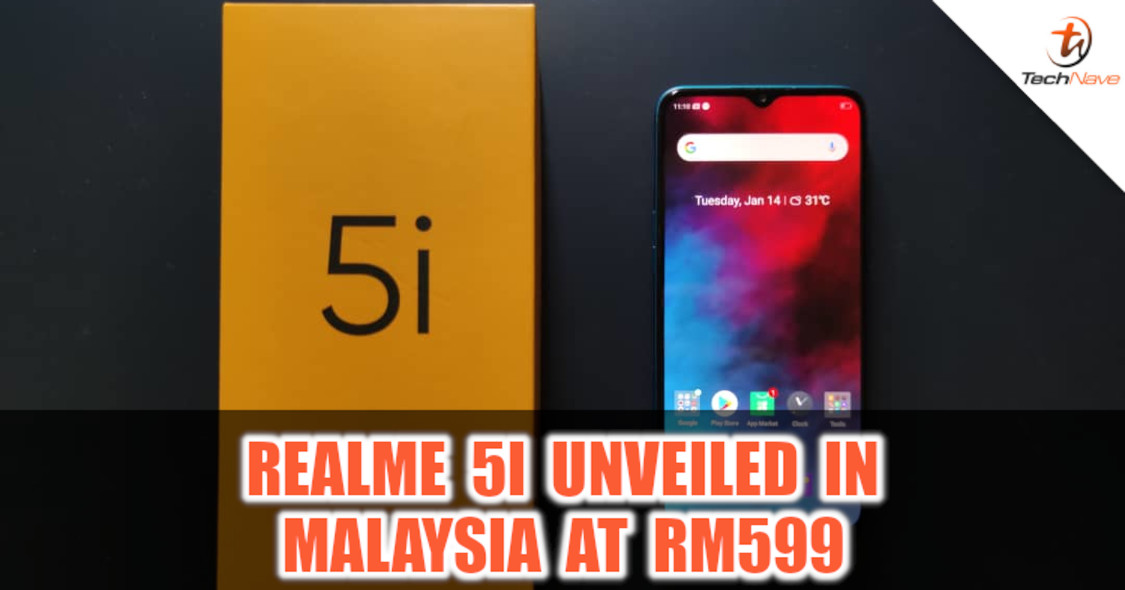 realme 5i series Malaysia release: SD 665 and 4GB RAM at the price of RM599