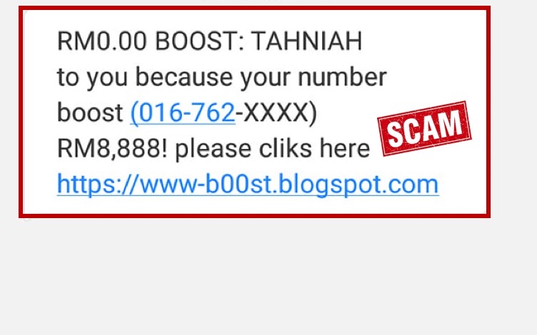 New Scam Targeting Boost E Wallet Users Appears Watch Out For Fake Sms With Links Technave