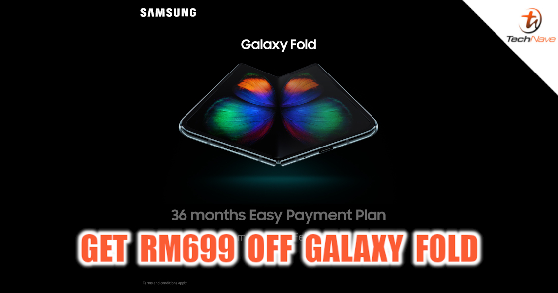 Get RM699 rebate on the Samsung Galaxy Fold if you purchase via Samsung's Easy Payment Plan