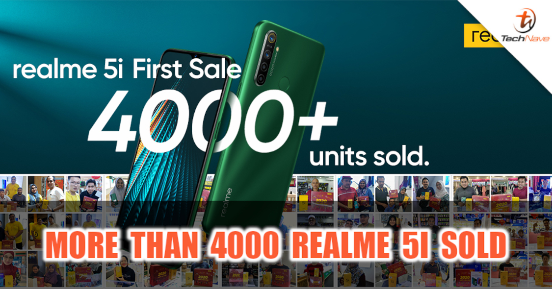 realme Air Buds sold out while their realme 5i sold more than 4000 units in Malaysia