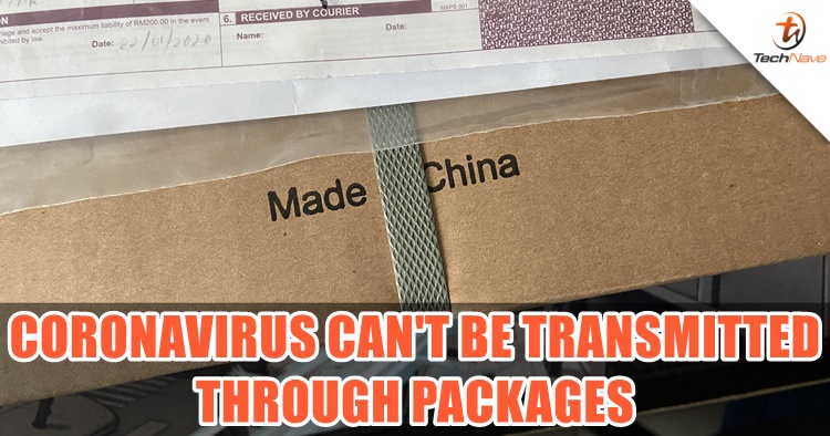 Here's why you can't get coronavirus from a package from China