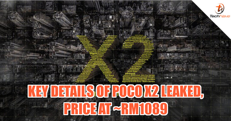 POCO X2 leak images reveal design, camera setup, and price of ~RM1089