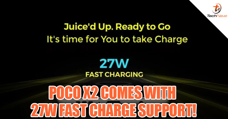 The Poco X2 comes with a 27W fast charge support that resembles the Redmi K30 4G!