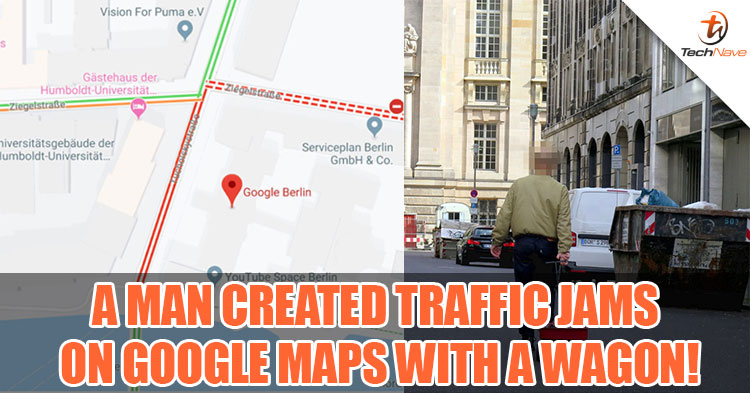 Google Maps was hacked by a wagon full of smartphones in Berlin roads!