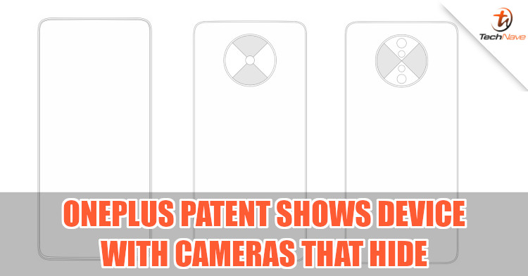 Latest OnePlus patent shows phone with cover for rear camera and hints at under-screen front camera