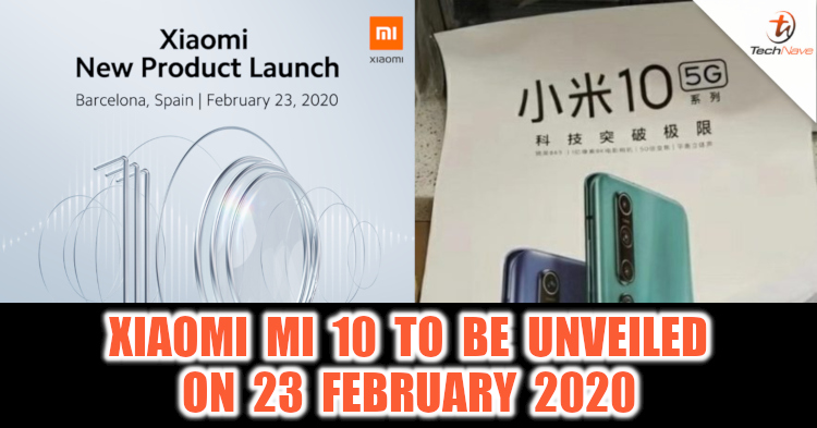 Xiaomi Mi 10 series with SD865 to be unveiled on 23 February 2020