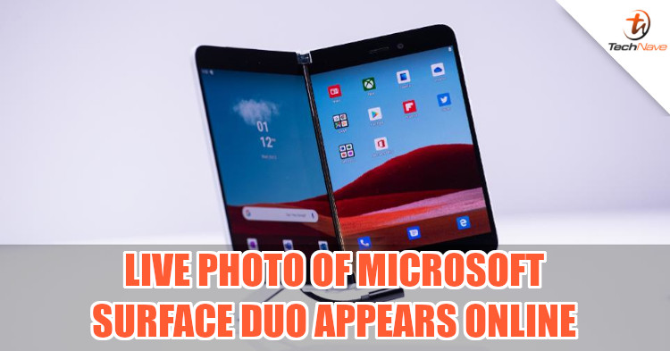 Microsoft Surface Duo allegedly spotted live, comes with front-facing camera and flash