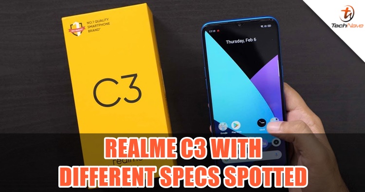 realme c3 technave