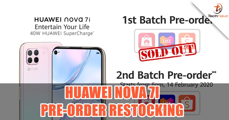 Huawei Malaysia is restocking a second batch pre-order of Sakura Pink Nova 7i for Valentines
