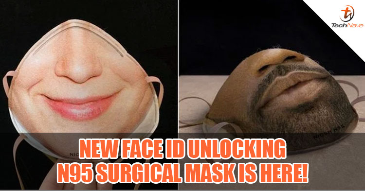 A new N95 Surgical Mask that unlocks your phone with your face printed on it will cost RM160!