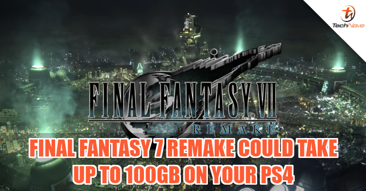 Final Fantasy 7 Remake install size could be a whopping 100GB, physical copy will have two Blu-ray discs
