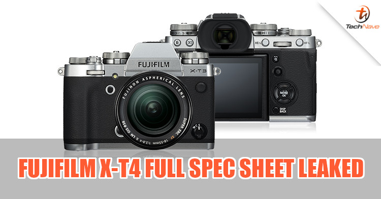 Full list of Fujifilm X-T4 tech specs leaked before official launch, 5-way image stabilisation confirmed