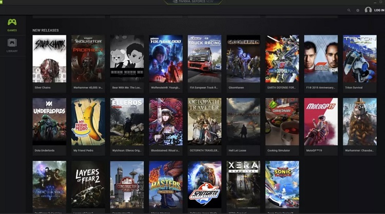 List of available games on NVIDIA GeForce Now