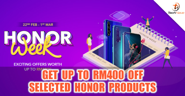 Get up to RM400 off selected HONOR products with HONOR Week