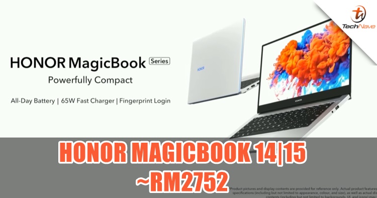 HONOR MagicBook 14 and MagicBook 15 released with AMD Ryzen processor, Type-C 65W fast charger and more for ~RM2752