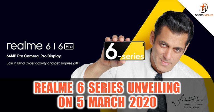 realme 6 series with 64MP AI Quad Camera to be unveiled on 5 March 2020 in India