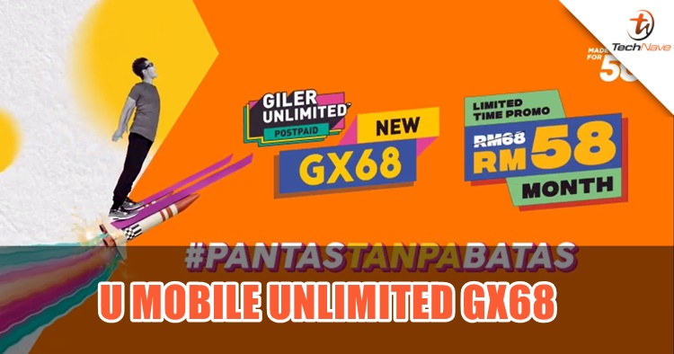 There's a new U Mobile Unlimited GX68 postpaid plan on a limited time