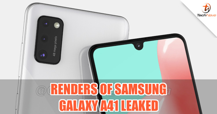 Samsung Galaxy A41 render leaked, hints at 48MP triple camera setup