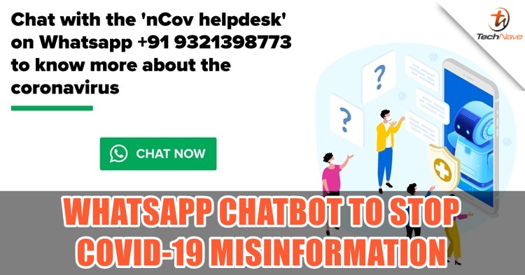 Haptik released nCov Helpdesk, a WhatsApp chatbot to help check information about COVID-19