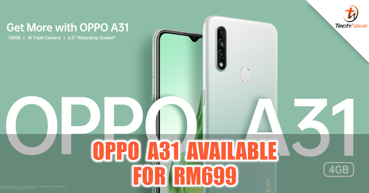 OPPO A31 Malaysia release: 4230mAh battery and triple-rear camera at RM699