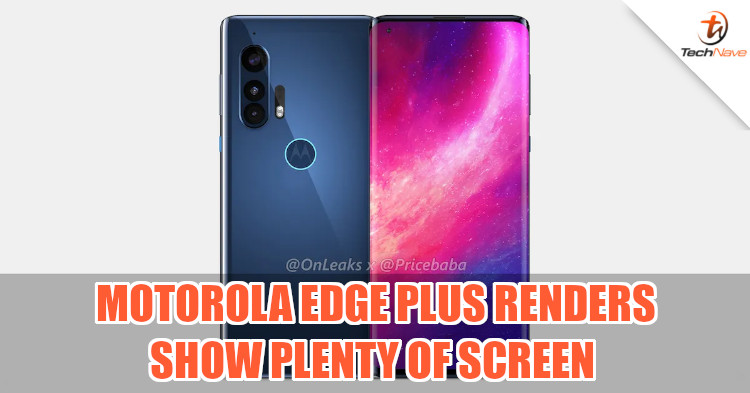 Renders of Motorola Edge Plus leaked, shows waterfall display