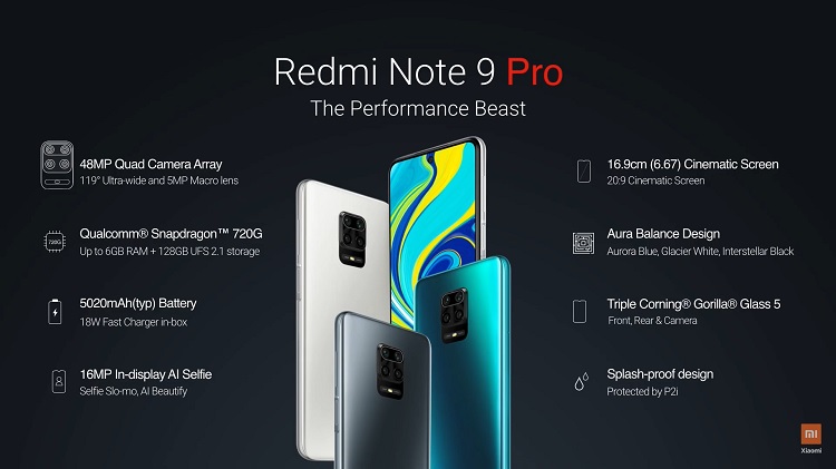 Redmi Note 9 Pro Series Release Snapdragon 720g And 64mp Quad Camera From Rm745 Technave