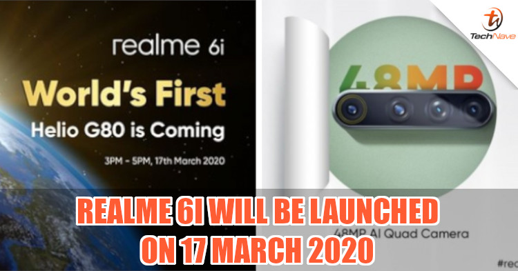 realme 6i to be unveiled on 17 March 2020, comes with 48MP quad camera