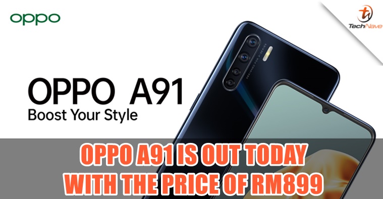 OPPO A91 has finally been launched at Lazada's birthday event for the price of RM899