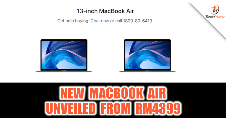 New Macbook Air Malaysia release: 10th gen Intel processor and smart keyboard support from RM4399