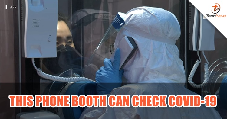 A South Korean hospital came up with a faster way to check for COVID-19 symptoms by using a 'phone booth'