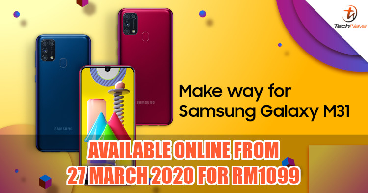 Samsung M31 Malaysia release: 64MP camera and 6000mAh battery for RM1099