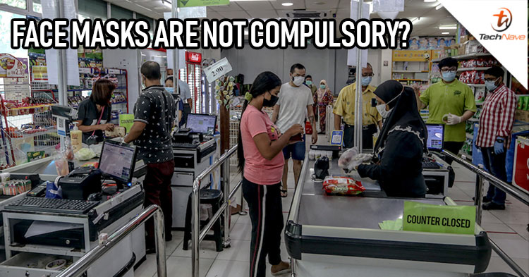 Face masks are not compulsory to put on in public and should not be stopped from entering shopping malls!