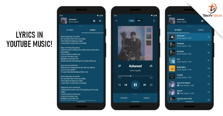 YouTube Music rolling out an update to provide in-app lyrics to Android and iOS