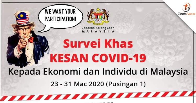 The Malaysia Department of Statistics are looking for people to do their COVID-19 case survey