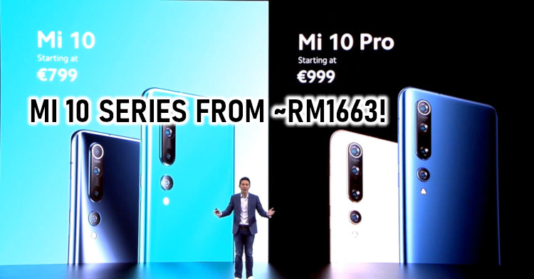 Xiaomi Mi 10 series release: 108MP camera and 5G support from ~RM1663