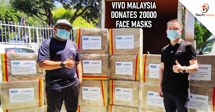 vivo Malaysia does its part to contribute, donates 20000 masks to aid those in need