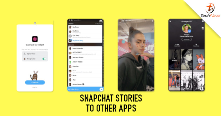 Snapchat now lets you post Stories to other platforms