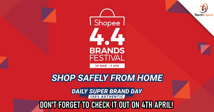 Your favourite tech gadgets are going to be on sale during the 4.4 Shopee Brands Festival!