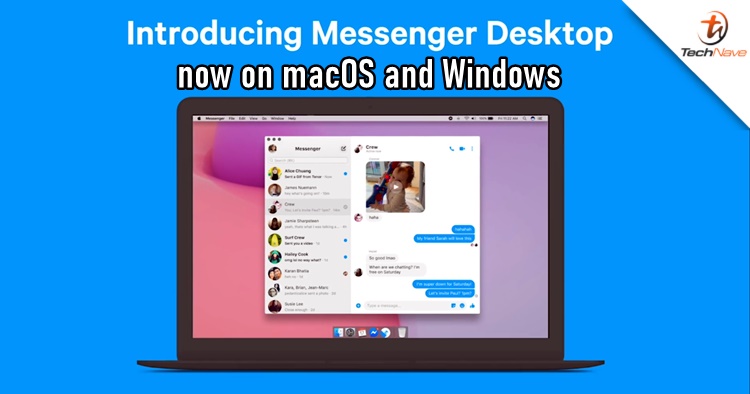 Facebook Messenger Desktop version now available on macOS and Windows
