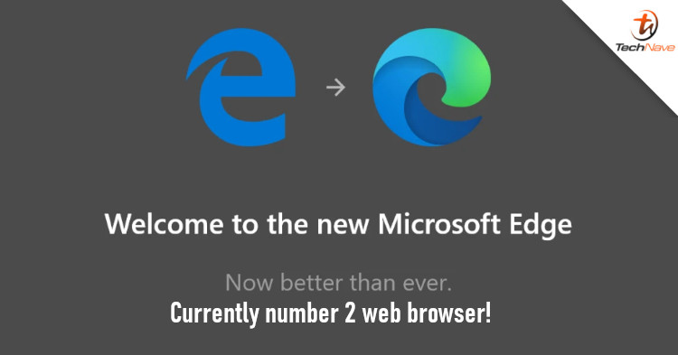 microsoft edge browser overtakes second most