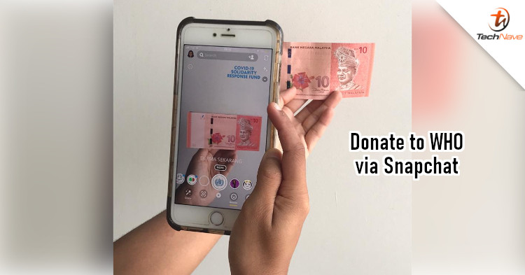 Snapchat announces AR donation lens to support WHO COVID-19 relief efforts