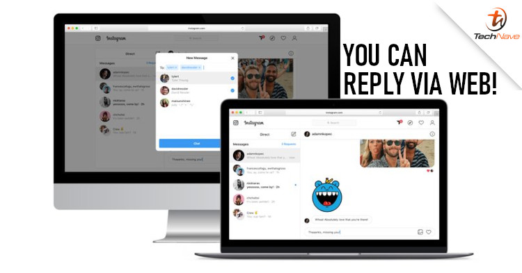 Did you know that you can reply Instagram direct messages via web browser?