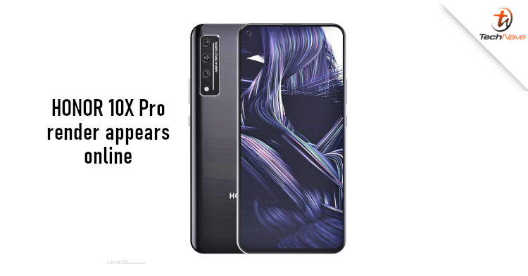 HONOR 10X Pro render appears online, rumoured to have Kirin 820 chipset and 64MP main camera