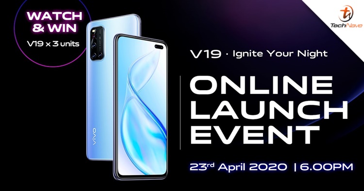 Watch and win a vivo V19 when the phone launches in Malaysia on 23 April 2020