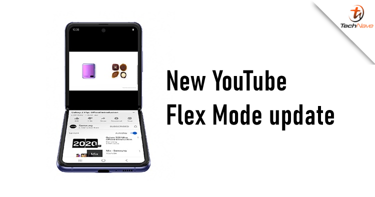 The Samsung Galaxy Z Flip finally gets a Flex Mode update for better YouTube viewing experience