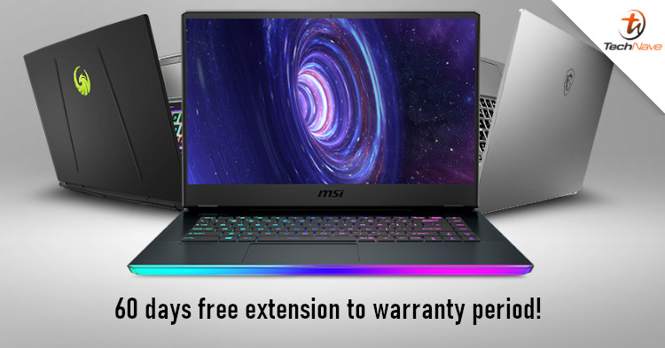 MSI is offering a 60-day extended warranty for all laptops that expire during the MCO