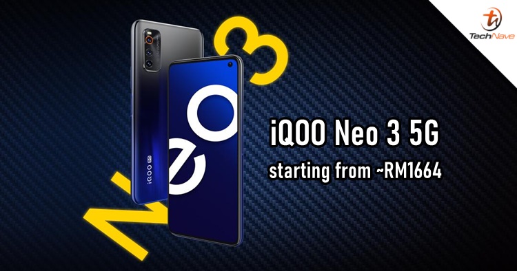 iQOO Neo 3 released with 144Hz refresh rate, 44W fast charging & more priced from ~RM1664