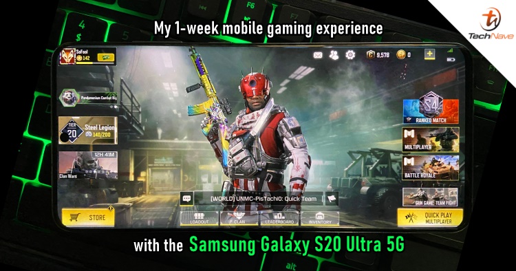 My 1-week mobile gaming experience with the Samsung Galaxy S20 Ultra 5G