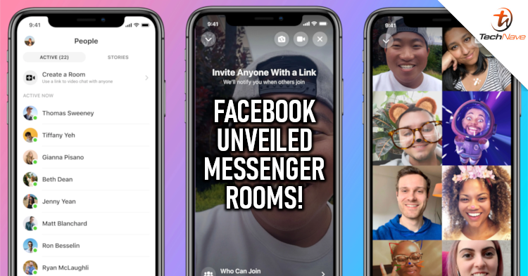 Facebook introduces Messenger Rooms which supports up to 50 people